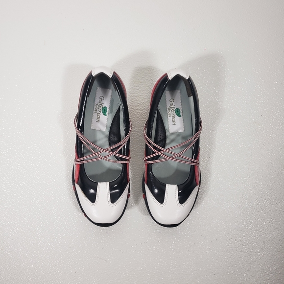 Golfstream Mary Jane Criss-cross Shoes Sz 6 - Picture 3 of 8